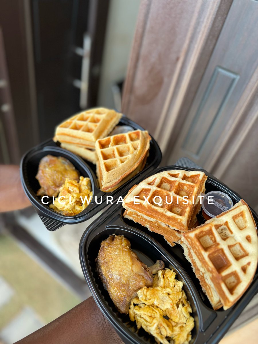 This Wednesday, get a plate of pounded yam for breakfast or lunch. We are ready to deliver to your doorstep.

We have other meals and treats on our menu today.

Looking for English Breakfast, then our WAFFLES is what you need. 

DM or WhatsApp 08092204542 to order