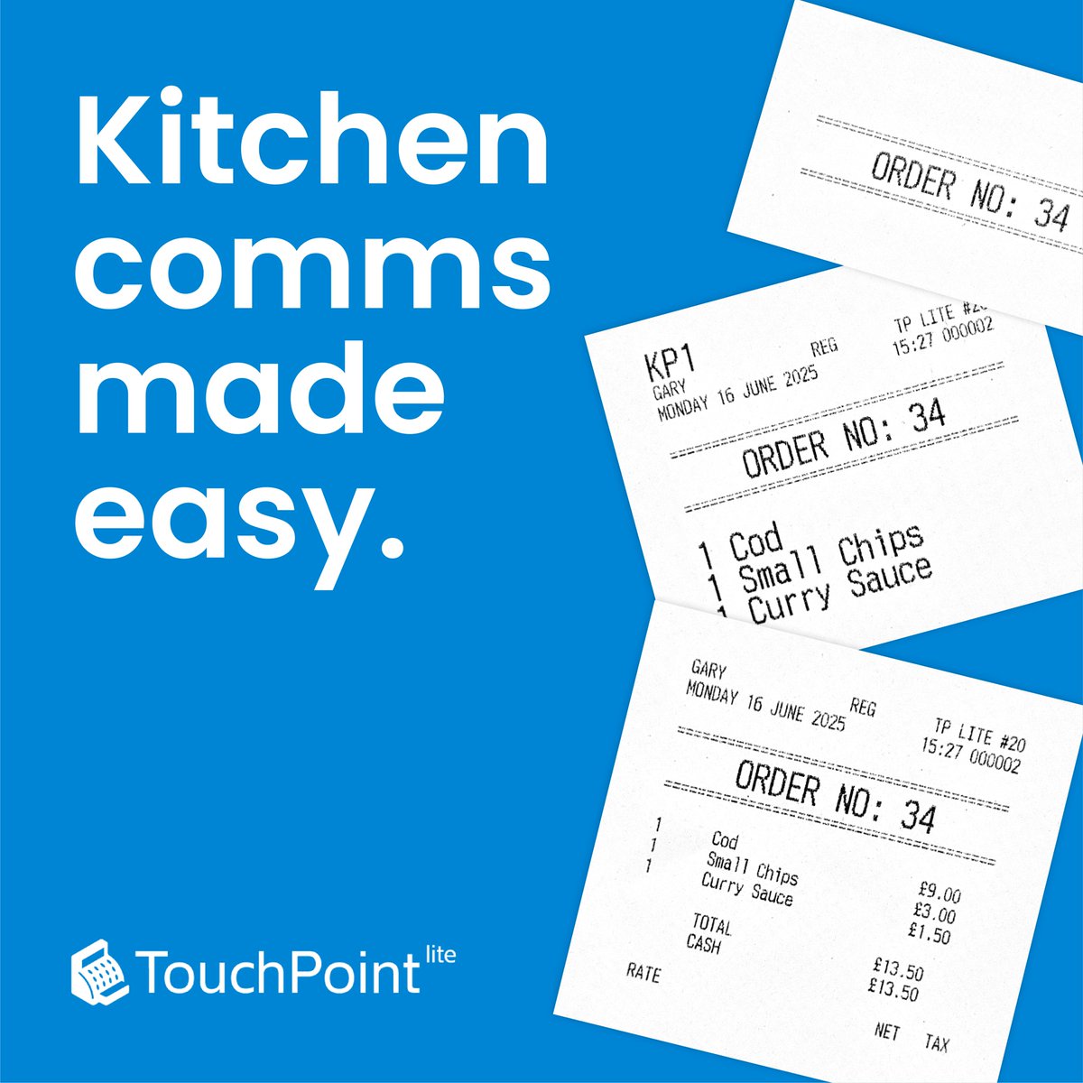 Feature drop two: Kitchen Printing
TouchPoint lite now works with kitchen printers, so you can fire off orders faster 💙
Find out how to update your TouchPoint lite to gain full access to these new features by contacting your local Authorised Partner here: icrtouch.com/wheretobuy