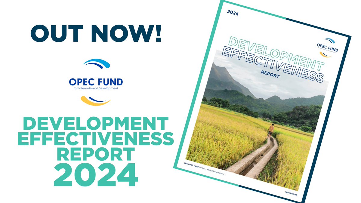TheOPECFund's tweet photo. Just released: Our latest Development Effectiveness Report! ๐
Why it matters? โก๏ธ Because impact isn't just a goal โ it's how we measure progress.
๐ See whatโs working, what weโre learning, and why it matters for the future: https://t.co/JMnRFLClvH
#DevelopmentEffectiveness https://t.co/NVub7CIu85