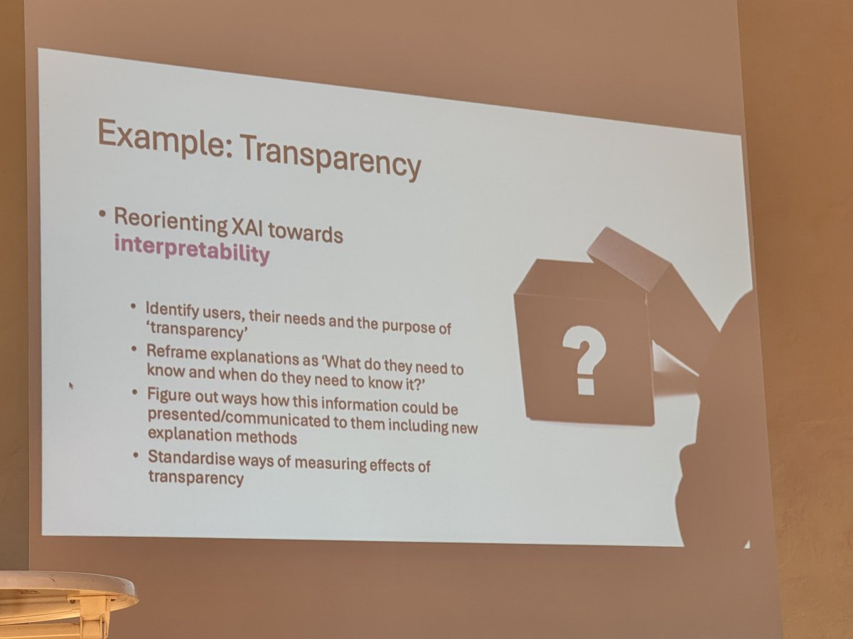 albrechtschmidt's tweet image. Simone Stumpf presenting the opening keynote on “Engineering responsible AI” at ACM EICS2025 - in an absolutely beautiful setting in Trier. She argues that we need methods along the entire lived cycle and systematically adapt engineering methods. eics.acm.org/2025/