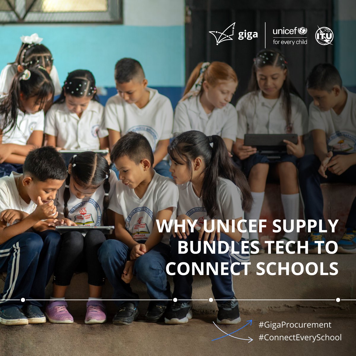 To connect every school, <a href="/Gigaglobal/">Giga</a> supports governments to implement tech agnostic procurement with solutions like solar, satellite, fiber or fixed wireless into a single procurement process.

This integrated approach lowers costs, improves service quality, and brings digital