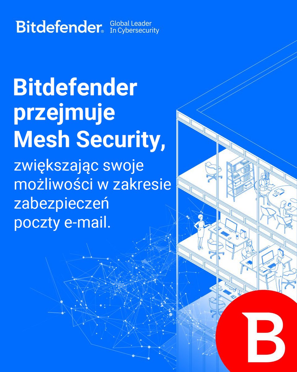 Bitdefender_PL's tweet photo. Nowy krok w kierunku kompleksowego bezpieczeństwa biznesu! 🚀

👉 Więcej na ten temat na naszym blogu:
https://t.co/wBws0K9FZR

#Bitdefender #Cyberbezpieczeństwo #EDR #XDR #MDR #Email #Mesh https://t.co/94JkcIN358
