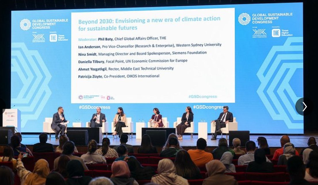 Istanbul Closing Plenary #GlobalSustainableDevelopmentCongress

We stand at a pivotal moment in history, an inflection point that demands bold vision, long-term commitment, and the kind of cathedral thinking that builds foundations for futures.

My thanks to <a href="/Phil_Baty/">Phil Baty</a> and THE