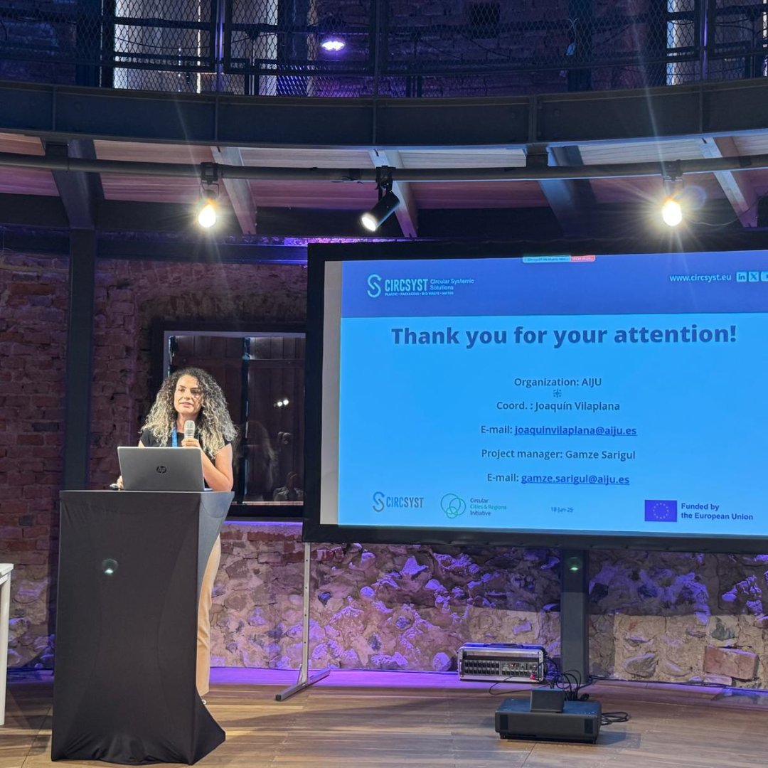 AIJU_Tecnologi's tweet photo. El proyecto #CircSyst avanza en su hoja de ruta hacia una #EconomíaCircular europea. Participamos en su Asamblea General en Maribor (Eslovenia), en paralelo al evento de #bioeconomía de la Asamblea de Regiones Europeas (#AER). 🌍♻️
#circulareconomy #circularsystemicsolutions https://t.co/M1uQ9sBUOn