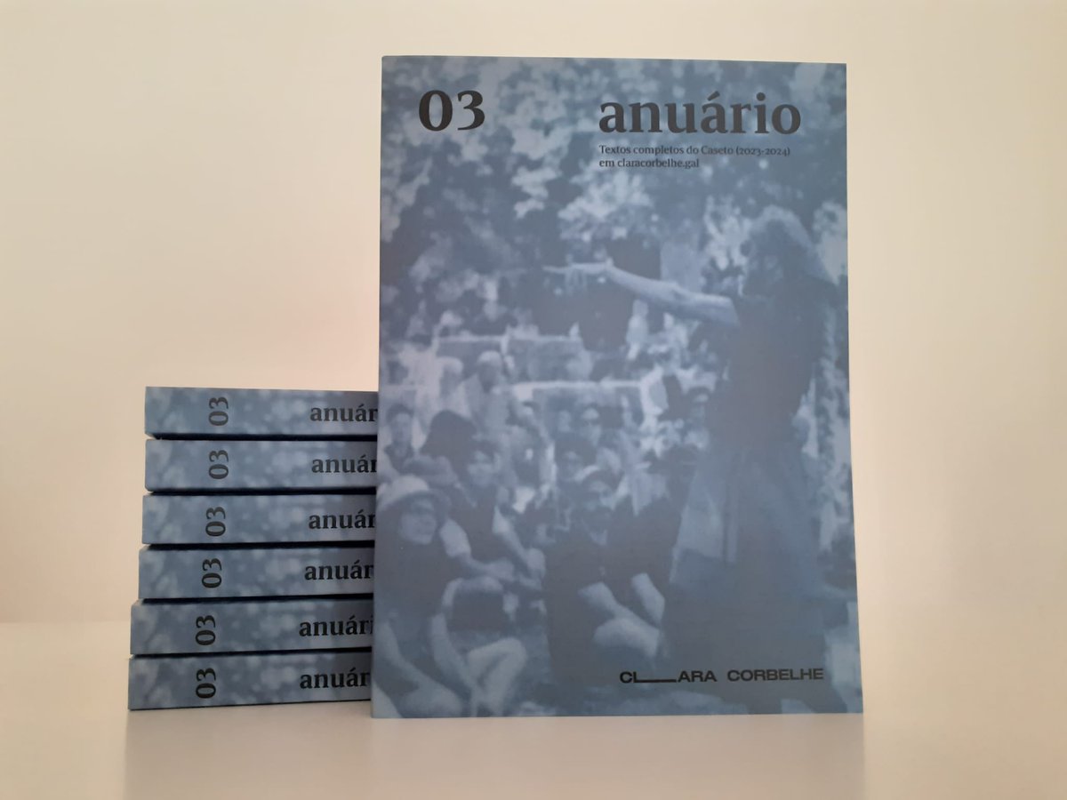Saiu do prelo o Anuário 03 de Produção Crítica Galega, onde compilamos todos os artigos digitais, re-editados com bibliografias para ampliar a leitura 💥

Para o receberes na casa, torna-te Caseteira!

Haverá cópias também no nosso posto no Festigal 🤗

▫️ claracorbelhe.gal/fai-te-casetei…