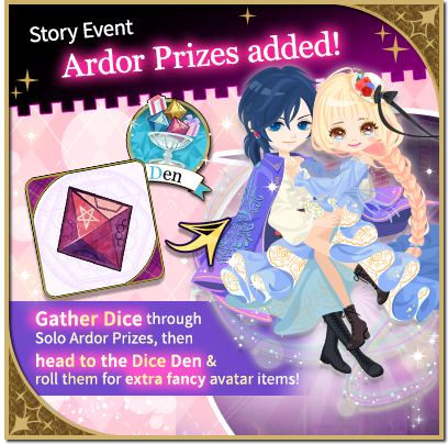 CourtDarkness's tweet photo. Dear Courtiers,
The enchanting Story Event: The Many Forms of His Love has arrived!๐ฆ
Collect Ardor Points and you could win
the stunning, animated Butterfly Frame + Dice for the Dice Den! ๐ฒ
Don't miss out! โจ
#VoltageInc #CoD #CourtofDarkness #Otome #StoryEvent https://t.co/Pg39gnFutf