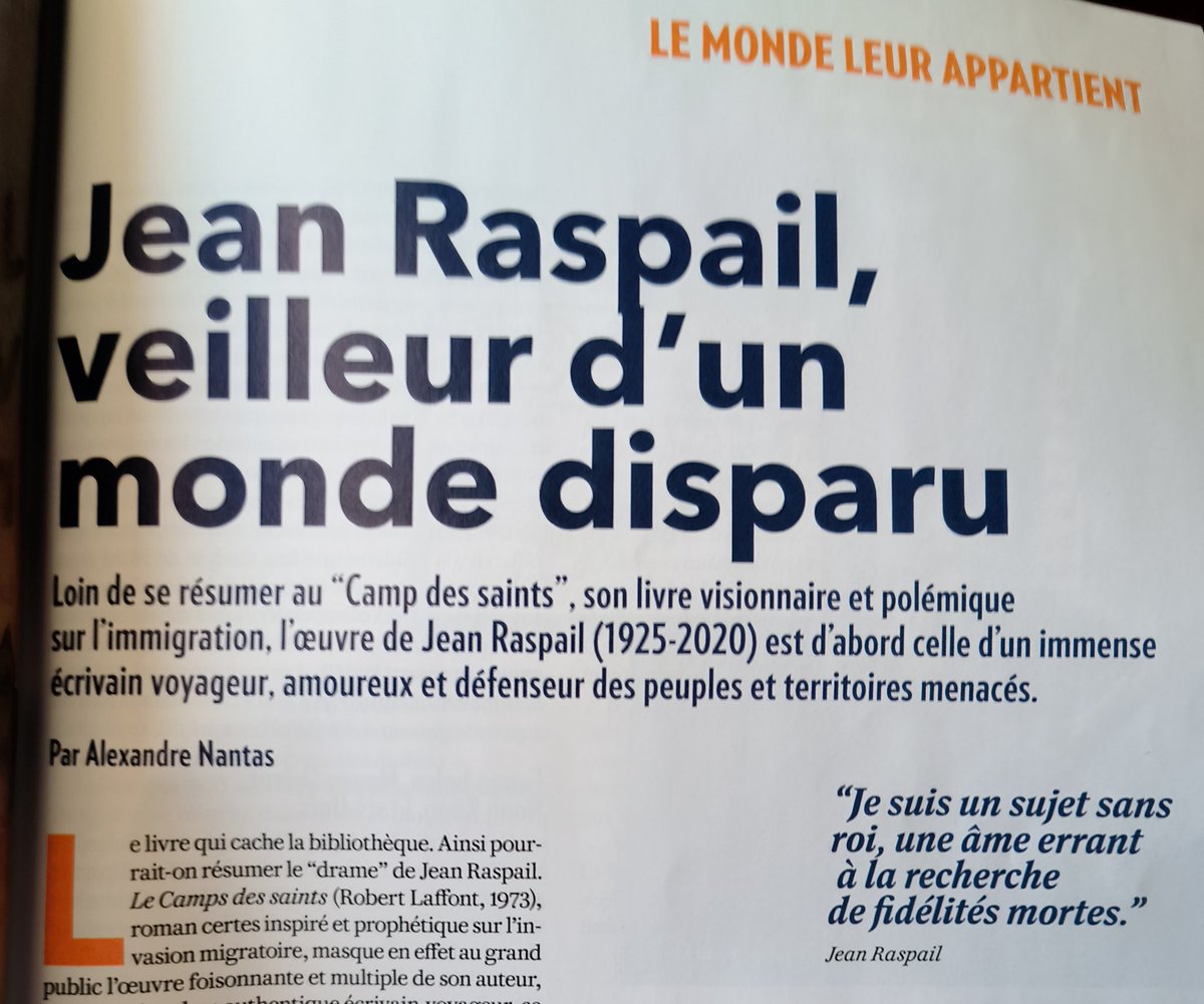 AlexandreNantas's tweet photo. Le dernier HS de @Valeurs, consacré aux écrivains voyageurs, vient de paraître. J'ai eu le plaisir d'y écrire 4 articles !
#voyage #écrivains #voyageurs #Voyager #Raspail #DavidNeel #DonFernando #Monfreid https://t.co/7IgCUrEhuq