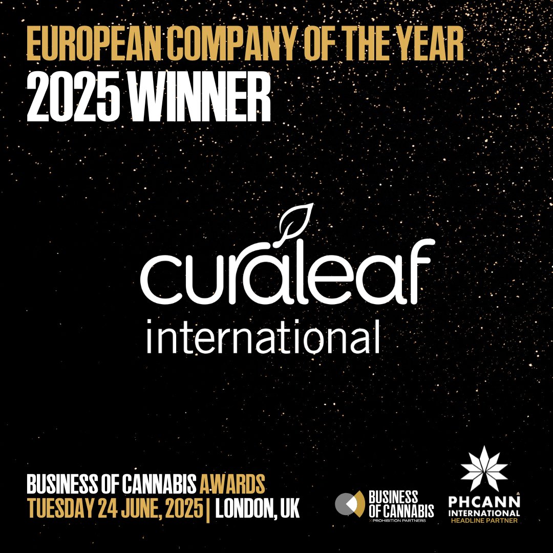 Curaleaf International (@curaleafint) on Twitter photo 🏆A Double Win – <a href="/BofC_Global/">Business of Cannabis</a> Awards 🏆
We’re honoured to have taken home two awards this year:
🌍 European Cannabis Company of the Year – retaining the title for the second year!
👥 Cannabis Team of the Year – for our incredible team at <a href="/420pharma/">Four 20 Pharma</a>
These awards are a powerful 🏆A Double Win – <a href="/BofC_Global/">Business of Cannabis</a> Awards 🏆
We’re honoured to have taken home two awards this year:
🌍 European Cannabis Company of the Year – retaining the title for the second year!
👥 Cannabis Team of the Year – for our incredible team at <a href="/420pharma/">Four 20 Pharma</a>
These awards are a powerful