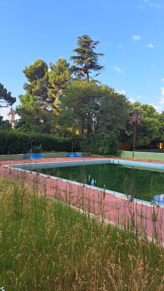 ugt_aytoalcala's tweet image. Se rumorea que la piscina del Parque O'Donnell no se abre por una bacteria... Otros dicen que se abre si lo permiten las condiciones climatológicas.
Lo cierto es que no hay personal suficiente para preparar las piscinas. Este es el lamentable estado a día de hoy.
