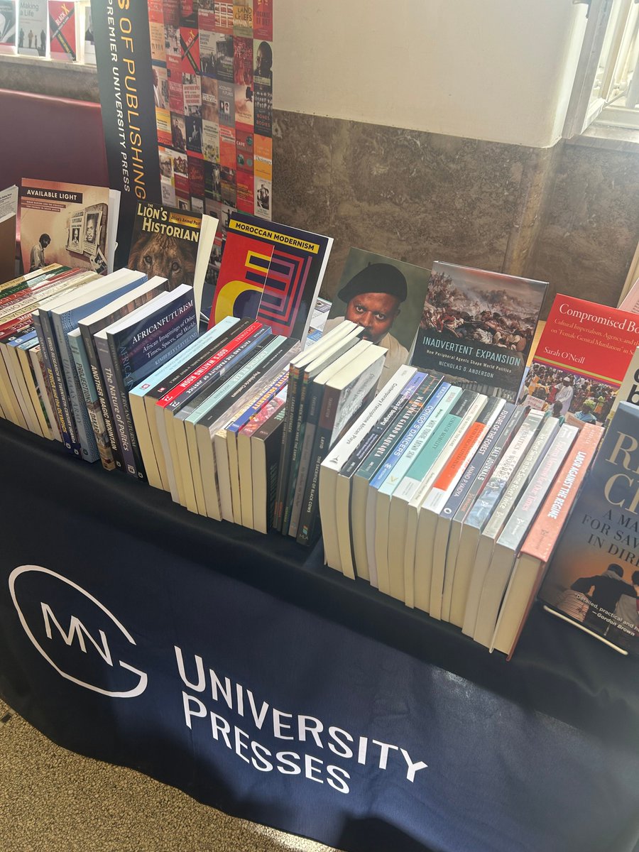 MNG - University Presses (@mngup_books) on Twitter photo We're all set up at #ECAS2025! If you're attending come and see us on the third floor - stand 32S - to browse our #AfricanStudies titles and take advantage of the special conference discount!
We also have a virtual exhibition: combinedacademic.co.uk/ecas-2025/
<a href="/CAAS_CZ/">Czech Association for African Studies</a>
#AfricanStudies We're all set up at #ECAS2025! If you're attending come and see us on the third floor - stand 32S - to browse our #AfricanStudies titles and take advantage of the special conference discount!
We also have a virtual exhibition: combinedacademic.co.uk/ecas-2025/
<a href="/CAAS_CZ/">Czech Association for African Studies</a>
#AfricanStudies