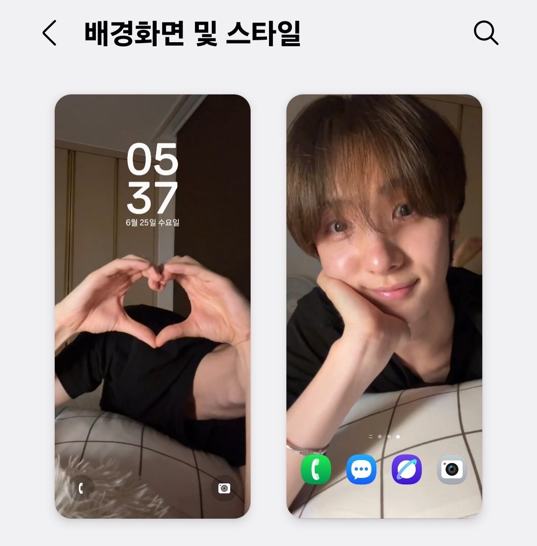 일하기 싫을 때는 원래 배경화면 바꾸는 거지~ 

#영재 #투어스 #TWS