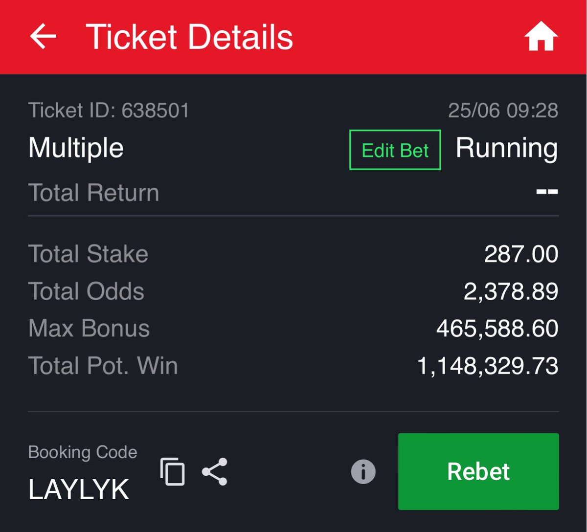 KingeeSpecial4's tweet photo. Wake up and Grind 💯 

PDLPRE 200k odds 🎾 ⚽️ 

LAYLYK 2k odds edit ✍️ 

@Emmanuel_Tips @CHIZZY_BB @Cyberjoe19 @darkmsking @LouieDi13 @deefuser @Geniusbrain_xyz @isthaths @thekozykid @Miztaprinceben @winwithjayjay @Kenblaze001 https://t.co/KteCPeejrz