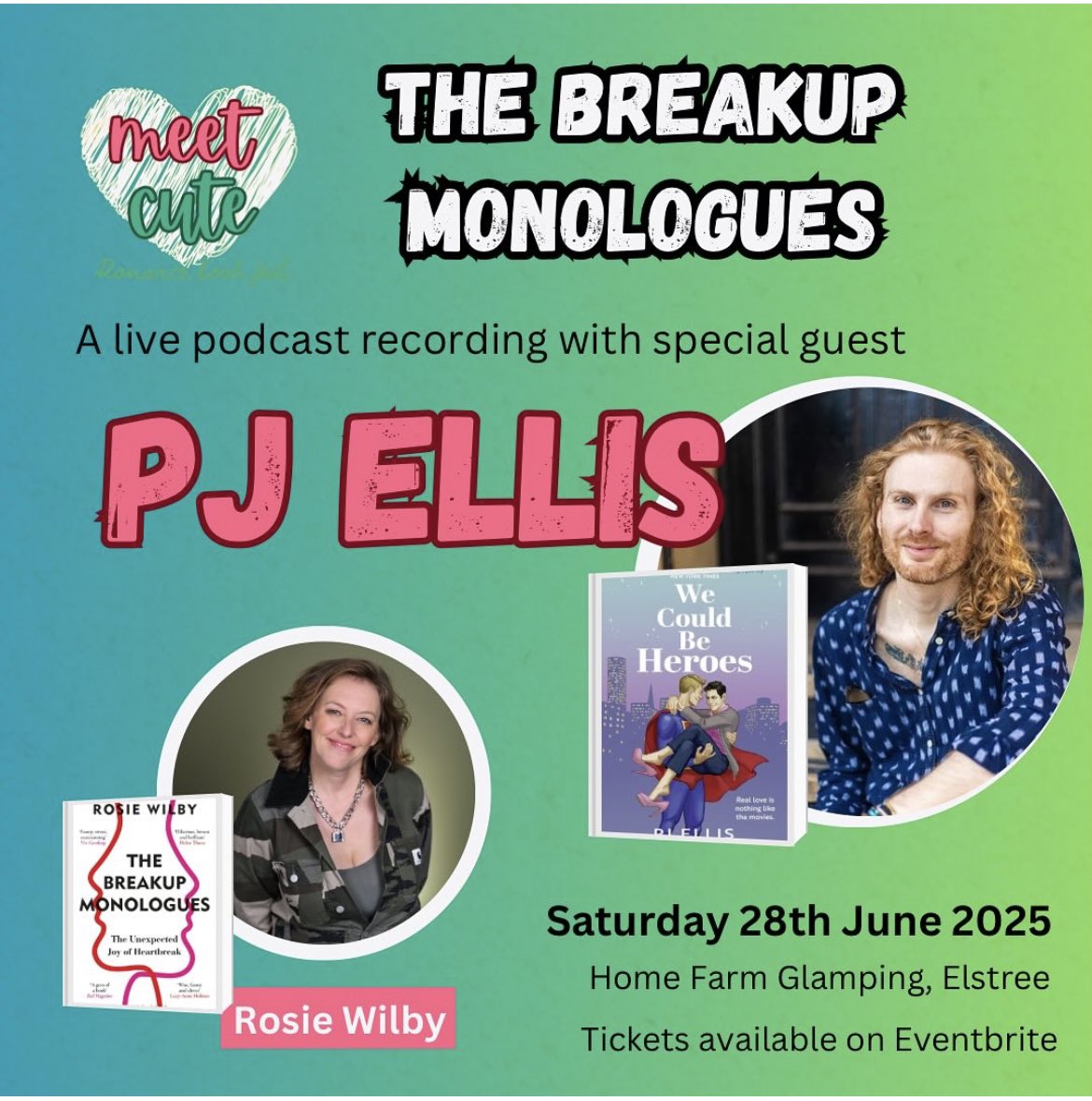 Rosie Wilby (@rosiewilby) on Twitter photo Really looking forward to recording a live episode of The Breakup Monologues pod this Saturday at MeetCute Book Festival with special guest <a href="/Philip_Ellis/">Philip J. Ellis (he/him)</a> talking about both fictional (and not so fictional) breakups along with fab book We Could Be Heroes, out now <a href="/HarperNorthUK/">HarperNorth</a> Really looking forward to recording a live episode of The Breakup Monologues pod this Saturday at MeetCute Book Festival with special guest <a href="/Philip_Ellis/">Philip J. Ellis (he/him)</a> talking about both fictional (and not so fictional) breakups along with fab book We Could Be Heroes, out now <a href="/HarperNorthUK/">HarperNorth</a>