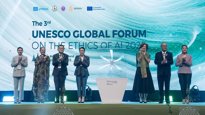 🤖🌏 The 3rd UNESCO Global Forum on Ethics of Artificial Intelligence kicks off in Bangkok today w/ <a href="/CZEmbassyTHA/">Czech Embassy Bangkok | สถานทูตเช็กในกรุงเทพฯ</a> present. 

Building on Forum held in Prague in 2022.

📍 #AIethics
🔗 <a href="/UNESCO/">UNESCO 🏛️ #Education #Sciences #Culture 🇺🇳</a> @ThaiMFA @UNESCOBangkok <a href="/CzechDelUNESCO/">CzechDelUNESCO</a>