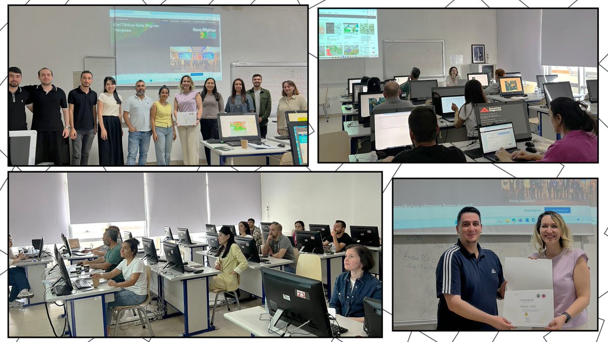 kucbsuzal's tweet photo. 📍KÜ CBS UZAL &amp; Esri Türkiye iş birliğiyle “ArcMap’ten ArcGIS Pro’ya Geçiş Eğitimi”tamamlandı!
  16 saatlik eğitim sürecinde ArcGIS Pro’nun tüm yenilikleri akademisyen ve öğrencilerimize uygulamalı olarak aktarıldı.
🙏 Teşekkürler @EsriTurkiye &amp; Tuğçe Ateş
https://t.co/inEWIQ4FSh https://t.co/vYpS1RQoBM