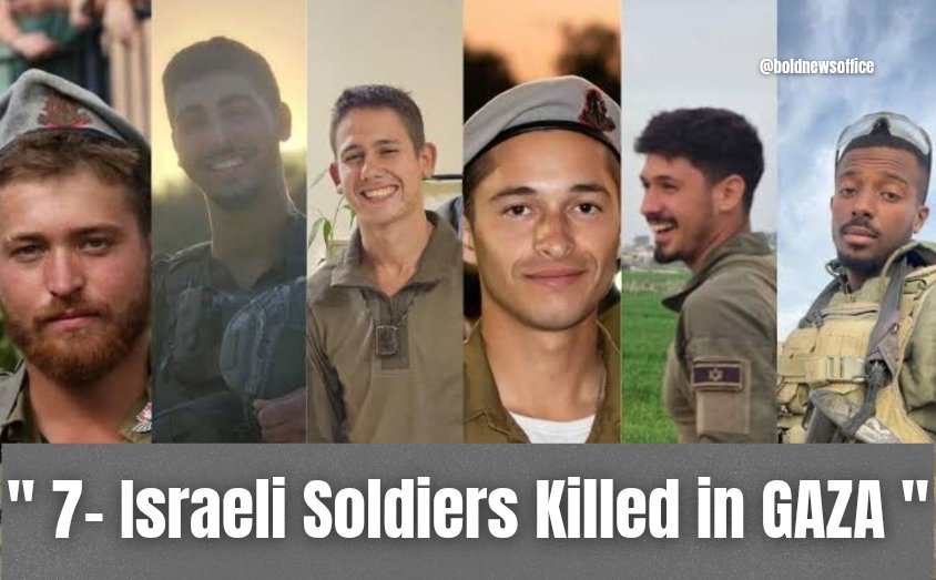 OfficeBold's tweet photo. IDF Spokesperson—Brig. Gen. Effie Defrin (June 25, 2025)

"Seven Israeli soldiers were killed on June 25 in Khan Younis, due to an explosive device hitting their armored vehicle, highlighting ongoing intense ground combat"
#israel #Gaza https://t.co/KXri68v7en