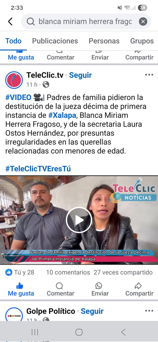 luis191612's tweet photo. @rocionahle @lopezobrador_ Porfavor voltee a ver las irregularidades de la jueza blanca miriam herrera fragoso  jueza familiar juzgado décimo Primero xalapa. Urge la atencion esta jueza ya a sido muy denunciada por mucha gente ya desde hace años procesos irregulares https://t.co/zvzuXNV7c5