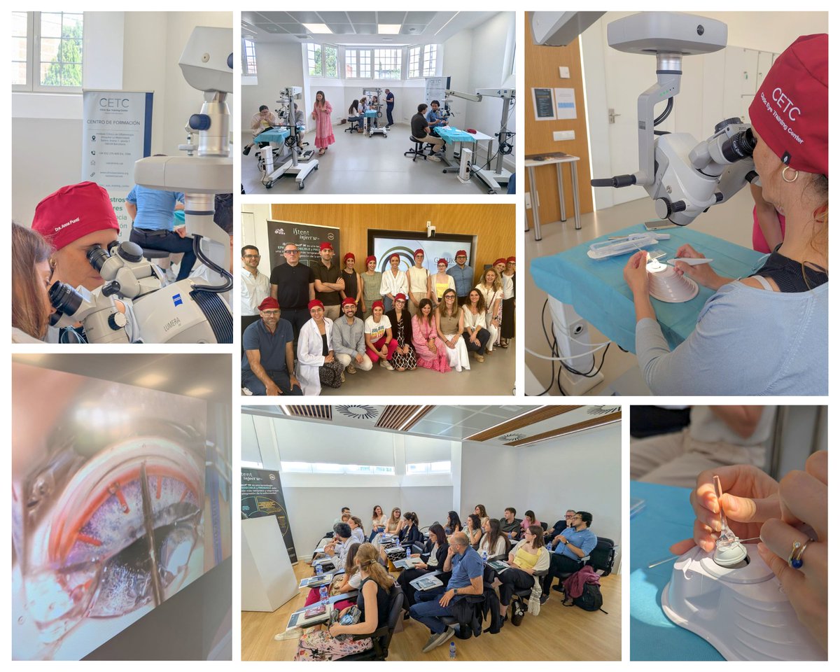 Clinic Eye Training Center (@clinicitraininc) on Twitter photo 🧠 Formación de alto nivel en cirugía de glaucoma con iStent Inject® W
📍 5 ediciones | +75 oftalmólogos formados desde 2022
💬 NPS 87
🗣️ “Organización excelente, enfoque práctico y aplicable”
Gracias a <a href="/GlaukosCorp/">GlaukosCorp</a> por apoyar esta formación y al gran equipo docente del CETC 🧠 Formación de alto nivel en cirugía de glaucoma con iStent Inject® W
📍 5 ediciones | +75 oftalmólogos formados desde 2022
💬 NPS 87
🗣️ “Organización excelente, enfoque práctico y aplicable”
Gracias a <a href="/GlaukosCorp/">GlaukosCorp</a> por apoyar esta formación y al gran equipo docente del CETC