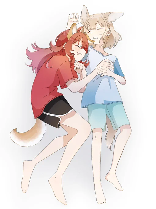 わんわんあさかほのお昼寝
