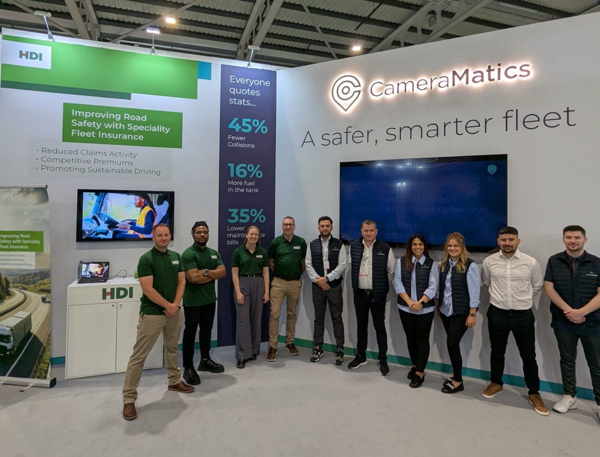 🚚 Day 2 at <a href="/RTXPO_/">Road Transport Expo</a> 
The CameraMatics team are ready to go at Stand G55, Hall 2, joined by <a href="/GEOTAB/">Geotab</a>  &amp; #HDIGroup. Lets talk:

✅AI-powered cameras (up to 8 per vehicle)
✅End-to-end fleet visibility
✅Smarter insurance with telematics

Book 1:1 👉 bit.ly/3VYOuPw

#RTX2025