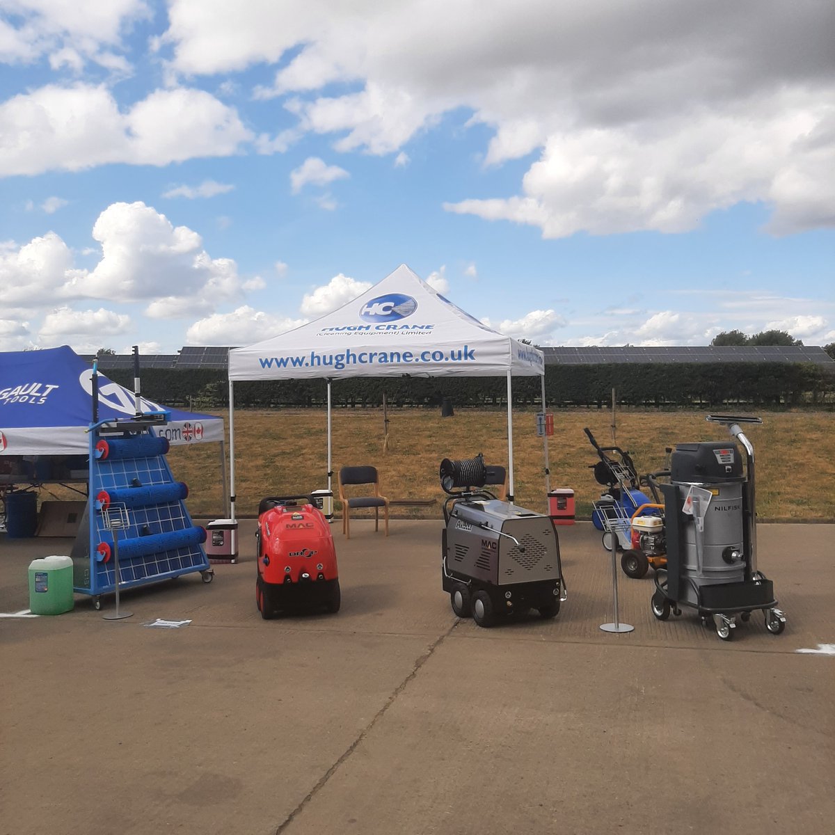 All set up and ready for a good day at the PX Farms Open Day today. 

Jim Saunders and Richard Larke will be at the event presenting our latest range of specialist cleaning equipment for the agricultural sector 

We look forward to seeing you there!