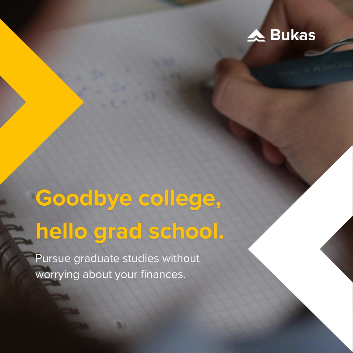 Grad school is waving 👋🏻

Learn how Bukas student loans can help pay for your studies in graduate school. Visit bukas.ph today!

#SayoAngBukas #MoreThanJustALoan