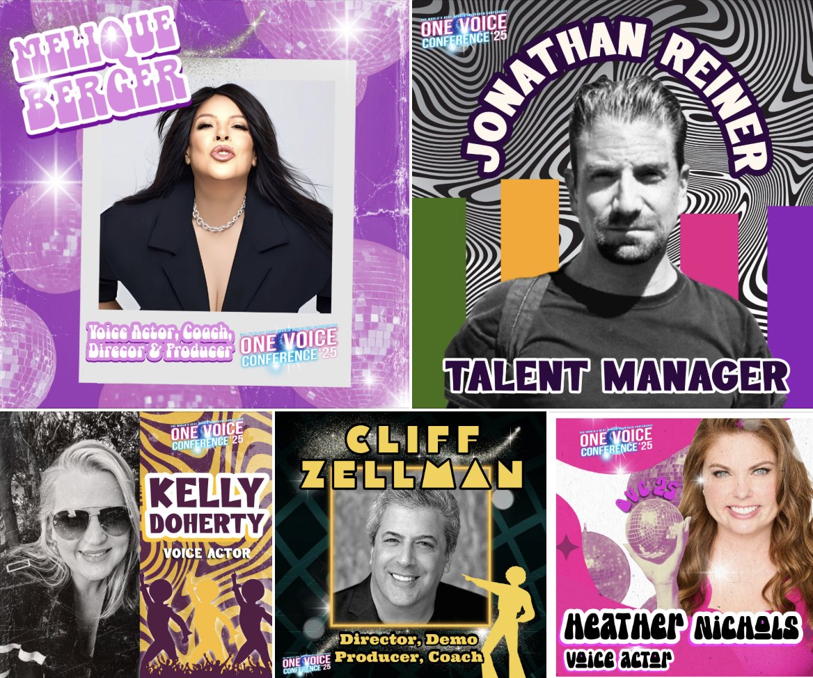 Rick and Morty, powerhouse casting pros, iHeartMedia, A-Mazing demos, and the Business Behind The Booth...

Where else are you gonna find that mix? 📀🪩
Only at OVC USA 2025!

🎟️ Don’t miss out: onevoiceconference.com/one-voice-conf…

#oncevoice #ovc2025 #ovc25 #onevoiceconference