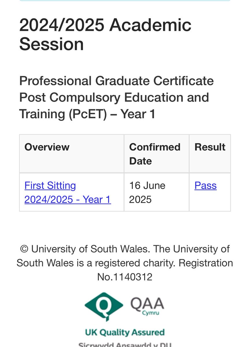 Woohoo 1st year passed