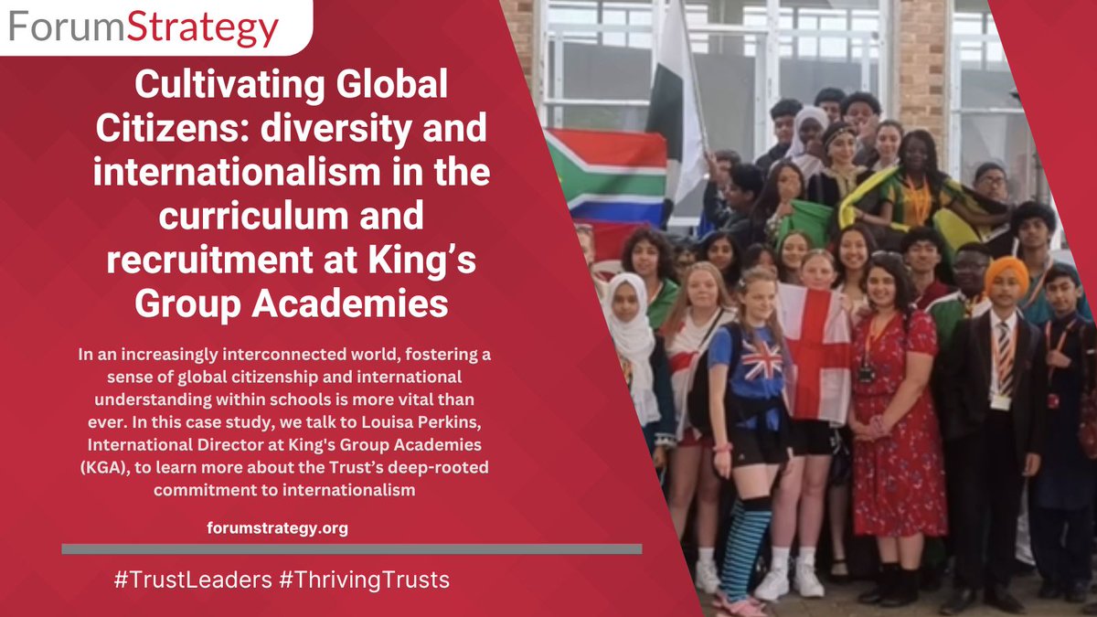 AliceGregson3's tweet image. Our @ForumStrategyUK resource of the week highlights the fascinating international work taking place across King's Group Academies, supporting students & staff to grow their understanding of what it means to be a global citizen. Some great advice & tips💡forumstrategy.org/cultivating-gl…