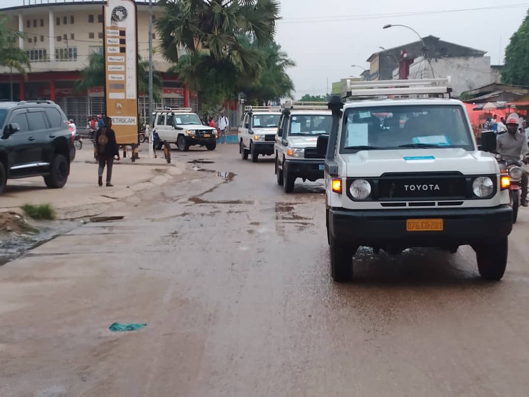 🇨🇩🇺🇳Le Groupe de Coordination des Partenaires #GCP est en visite, depuis hier, dans la #Tshopo, pour se rendre compte des projets de développement, au regard du Couloir vert, qui a pour ambition de conduire au développement durable et une croissance socioéconomique intégrée.