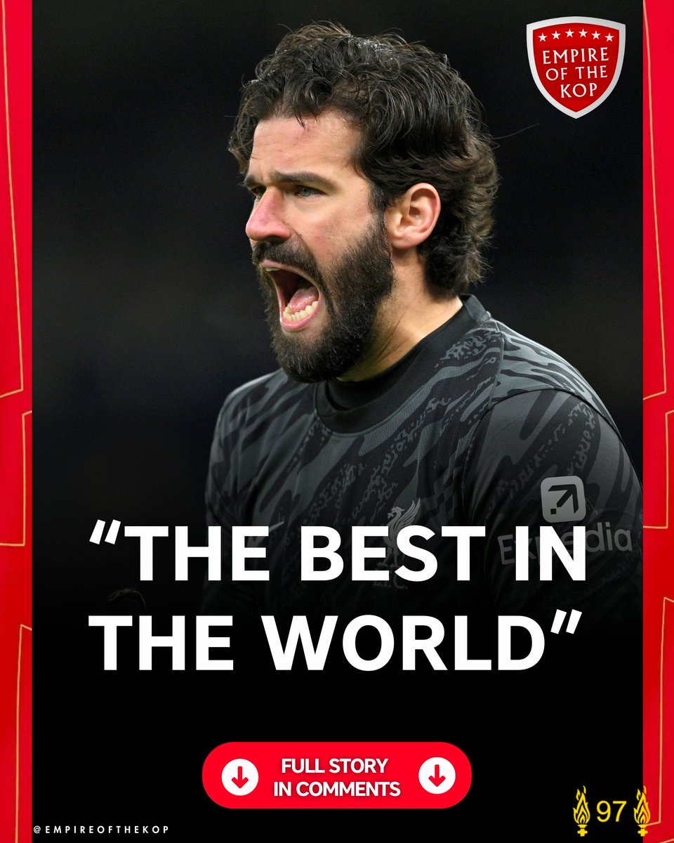 "Alisson is just the best in the world"

🗣️ <a href="/sawe74/">Sander Westerveld Official</a>