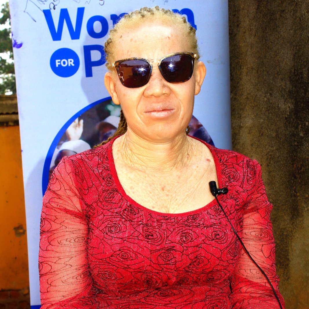 Impact Stories: Women at the Frontline of Building Peace 
The Tale of a Negligent Husband – A New Norm in Uganda?

 "The first time I went to the field to talk about peace, I was ignored—simply because I am an Albino." 
– Nakibuuka Diana, Local Woman Peace Builder

In a society