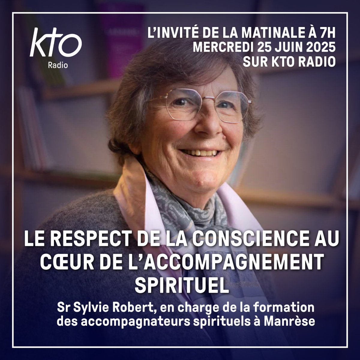 KTO Radio (@kto_radio) on Twitter photo En 2024, <a href="/Eglisecatho/">Église catholique en France</a> a publié un modèle de Charte pour l’accompagnement spirituel, à la suite des recommandations de la CIASE. Pourquoi ? A quels besoins répond-elle ?
🎙️ Eclairage avec Sr Robert, qui encadre la formation des accompagnateurs à Manrèse : ktoradio.com/podcasts/linvi… En 2024, <a href="/Eglisecatho/">Église catholique en France</a> a publié un modèle de Charte pour l’accompagnement spirituel, à la suite des recommandations de la CIASE. Pourquoi ? A quels besoins répond-elle ?
🎙️ Eclairage avec Sr Robert, qui encadre la formation des accompagnateurs à Manrèse : ktoradio.com/podcasts/linvi…