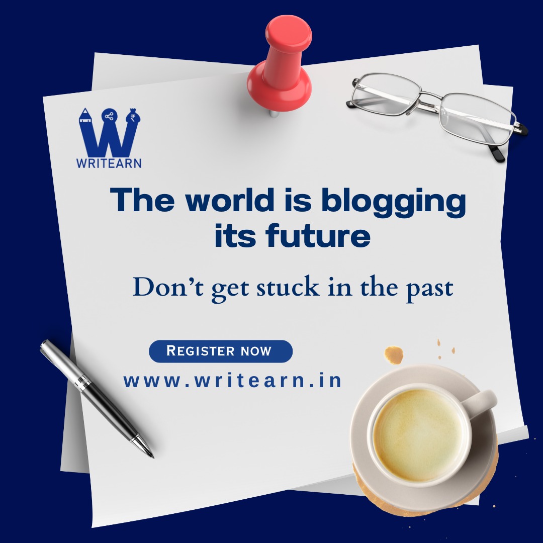 writearn's tweet image. The world is blogging its future—don’t get stuck in the past.

#Writearn #blogginglife #bloggingfuture #moneywithwritearn