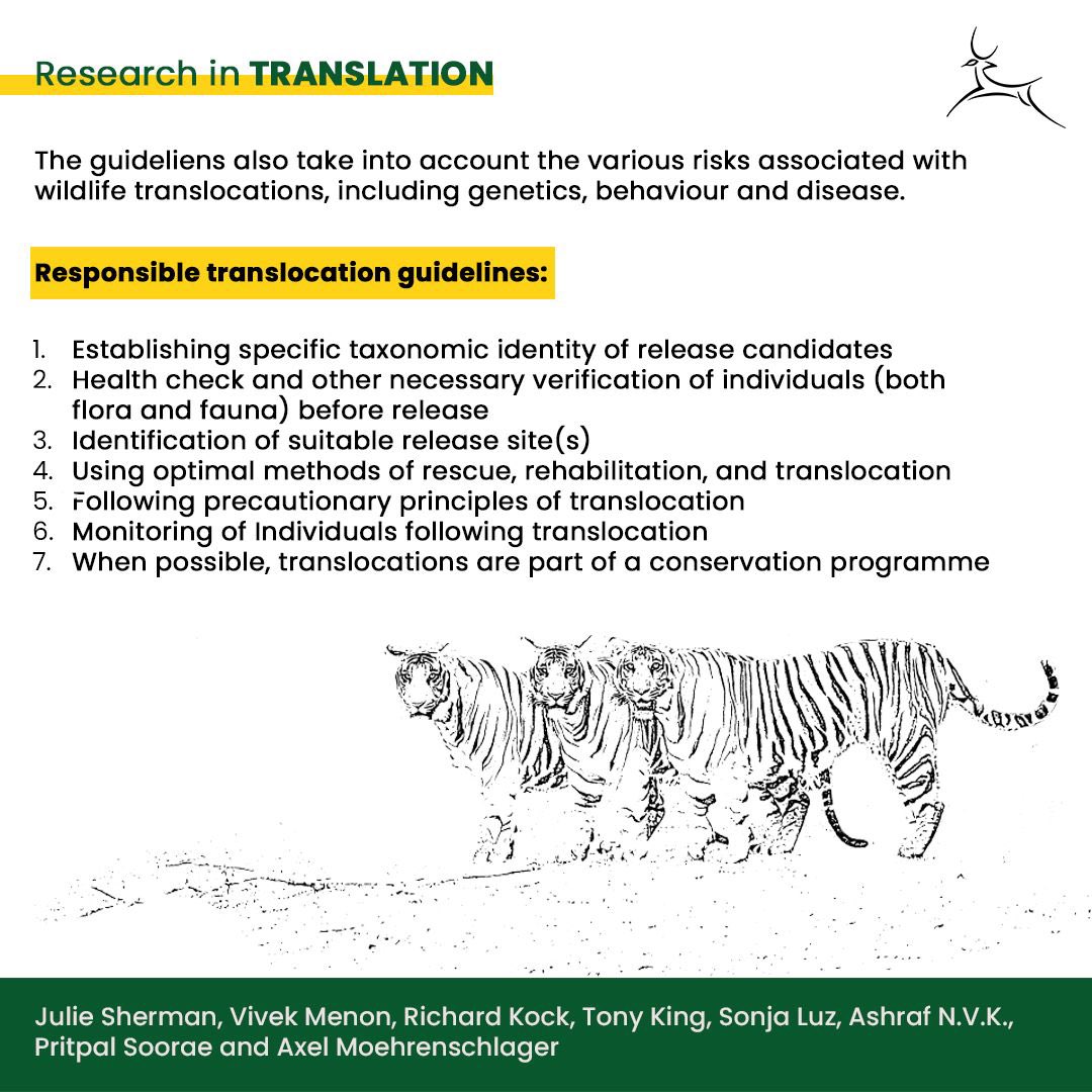 Vivek Menon (@vivek4wild) on Twitter photo Fantastic that the new guidelines to translocate any animal that is displaced is out! Happy have chaired the group that brought it out. Took four years. Covers animals displaced due to conflict, development, climate change, welfare reasons etc. <a href="/IUCNssc/">IUCN Species Survival Commission</a> Fantastic that the new guidelines to translocate any animal that is displaced is out! Happy have chaired the group that brought it out. Took four years. Covers animals displaced due to conflict, development, climate change, welfare reasons etc. <a href="/IUCNssc/">IUCN Species Survival Commission</a>