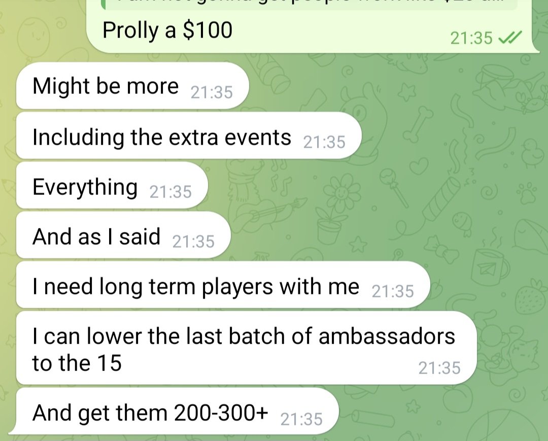 We're Hiring 🚨 

20 AMBASSADORS,
Pay: $100-$300 Monthly 

If you're interested 
~Comment your telegram Handle
~Like &amp; Retweet 
~Tag 3 Friends
~ join👇, we are selecting in
t.me/Top_Dawgs
Send your comment link👆
Selections in 48 hours🌱