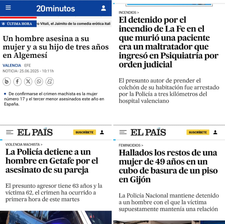 Feministes de Catalunya (@feministes_cat) on Twitter photo CINCO ASESINATOS MACHISTAS EN MENOS DE 48h
4 mujeres y un niño de 3 años
4⃣7⃣ víctimas (¡NO 17!) en lo que llevamos de año
¿Qué hace falta para que <a href="/IgualdadGob/">Ministerio de Igualdad</a> <a href="/gpscongreso/">PSOE Congreso</a> prioricen la lucha contra la violencia de los hombres contra mujeres y niñas?
#AnaRedondoDimisión CINCO ASESINATOS MACHISTAS EN MENOS DE 48h
4 mujeres y un niño de 3 años
4⃣7⃣ víctimas (¡NO 17!) en lo que llevamos de año
¿Qué hace falta para que <a href="/IgualdadGob/">Ministerio de Igualdad</a> <a href="/gpscongreso/">PSOE Congreso</a> prioricen la lucha contra la violencia de los hombres contra mujeres y niñas?
#AnaRedondoDimisión