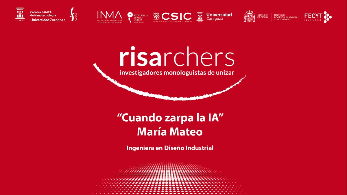 CatedraSAMCANa1's tweet image. 🎤🔬 ¡Ciencia y humor en la VI Gala de la Nanotecnología! RISArchers trae monólogos científicos con Alicia Otero, Andrea Ariño y María Mateo. 🏆 Finalistas de "Solo de ciencia"
@unizar @AragonCSIC