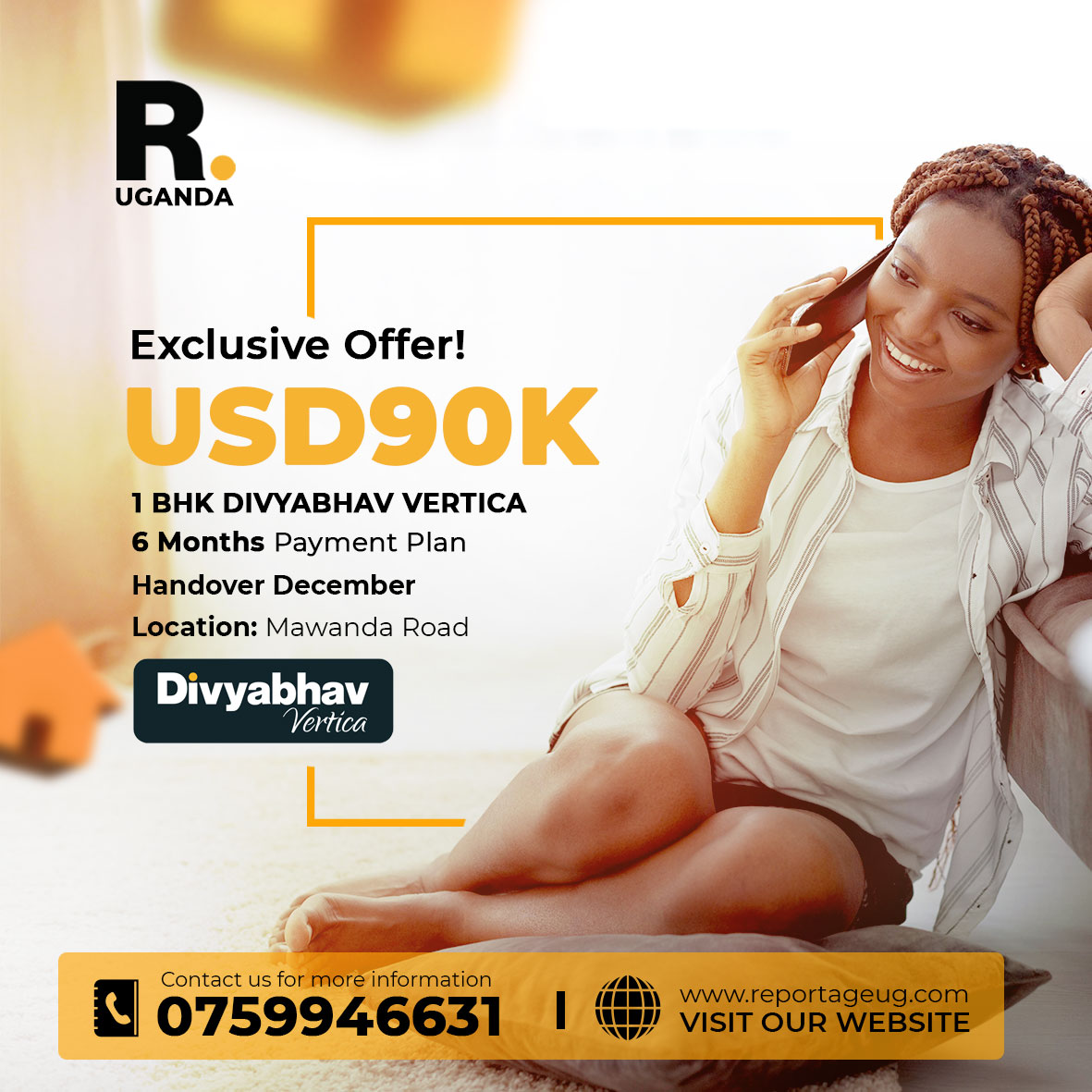 Reportage Properties Uganda Ltd (@reportageug) on Twitter photo Exclusive Offer!
๐ Call: 0759 946 631
๐ง Email: info@reportageug.com
๐ reportageug.com
#reportage #reportageug #uganda #africa #kololo2025 Exclusive Offer!
๐ Call: 0759 946 631
๐ง Email: info@reportageug.com
๐ reportageug.com
#reportage #reportageug #uganda #africa #kololo2025