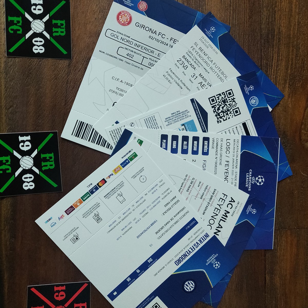 stolk72's tweet photo. Bedankt #FRFC1908 toch nog een tastbare herinnering aan het afgelopen CL avontuur ๐ช https://t.co/tc3AU3eKll