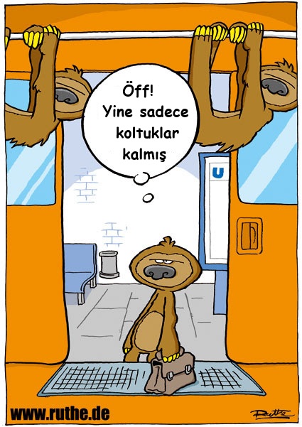 Metroda/dolmuşta hep aynı hikaye.