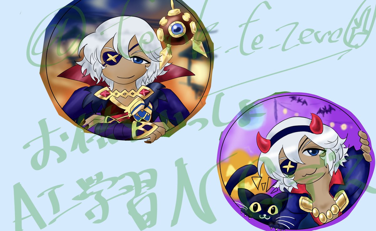 お祝い絵とか準備出来なくて申し訳ないけど、お供とセットで描いたゼロを投下してちょっとでも賑やかしますね