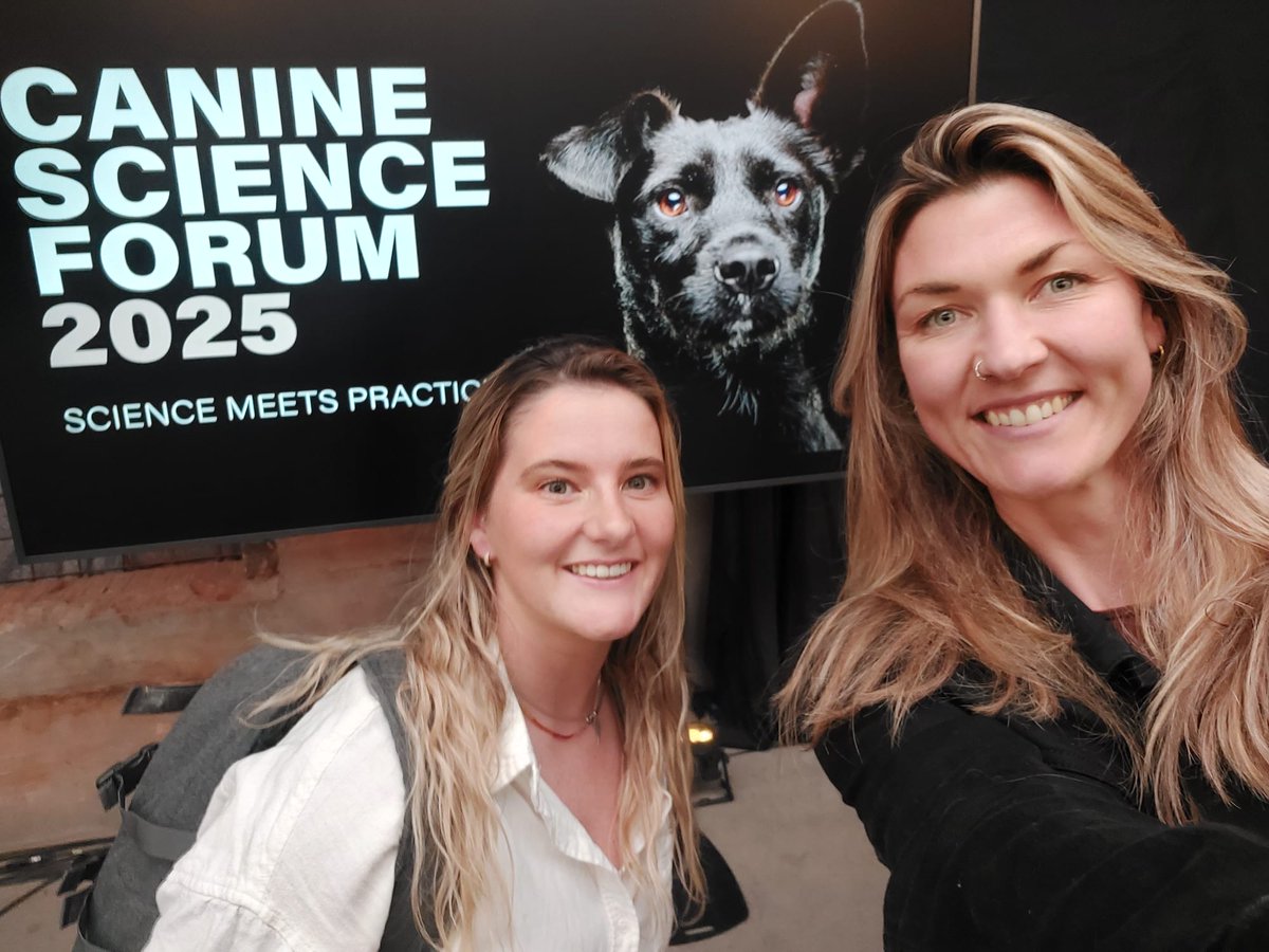 Dogs Trust's Canine Behaviour & Research Teams 💛 (@dtscholars) on Twitter photo 🐶 We're very excited to be at #CanineScienceForum this week, connecting with other dog scientists, hearing about the latest research and sharing findings from our own <a href="/DogsTrust/">Dogs Trust 💛🐶</a> studies 🐕 📢 Do say hi to Research Manager Lauren and PhD researcher Dani 👇 if you see them 👋 🐶 We're very excited to be at #CanineScienceForum this week, connecting with other dog scientists, hearing about the latest research and sharing findings from our own <a href="/DogsTrust/">Dogs Trust 💛🐶</a> studies 🐕 📢 Do say hi to Research Manager Lauren and PhD researcher Dani 👇 if you see them 👋