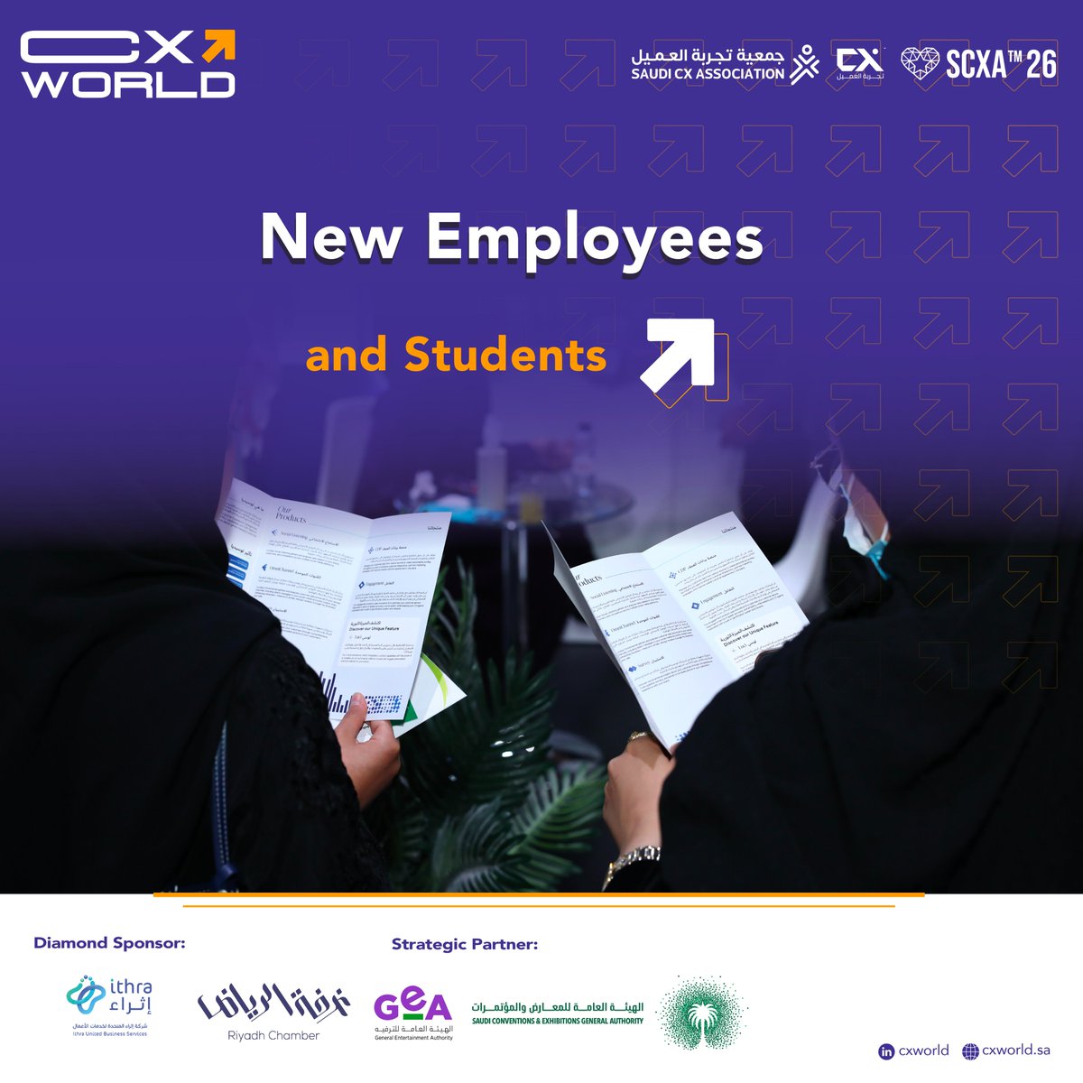 🚀 Your Journey Starts Here

Are you a new employee or an ambitious student?

Join CX WORLD and explore how Customer Experience can shape your professional future!

🤝 Inspiring networking
📄 Valuable learning content
🌐 Direct access to industry experts

Be part of the event