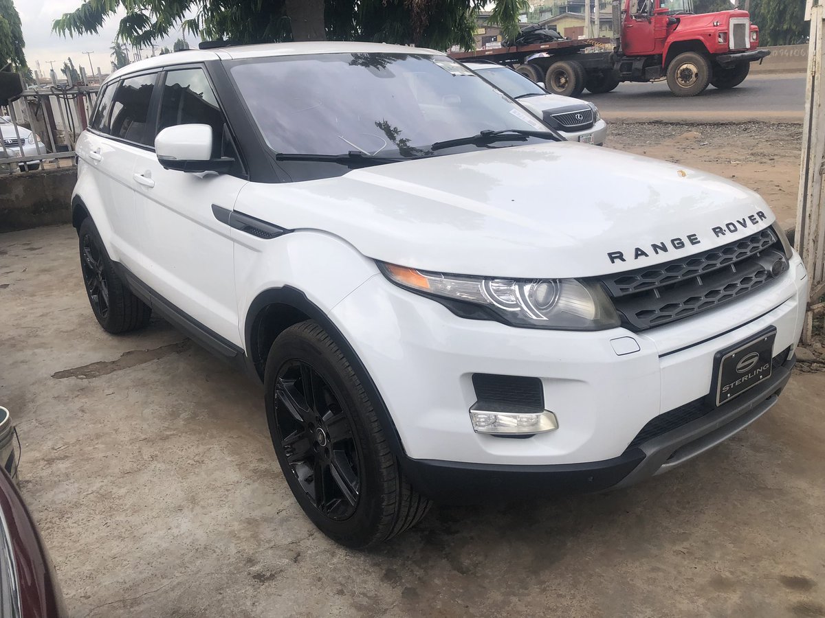 bravado900's tweet photo. Foreign used 2013 Range Rover Evogue 
, accident free, low mileage, leather interior, touch screen sound system, thumb start keyless, anti colussion sensors, anti theft 

Price 25m 
Settlement 200k

📞 08027613455 https://t.co/qb68YBGJ5D