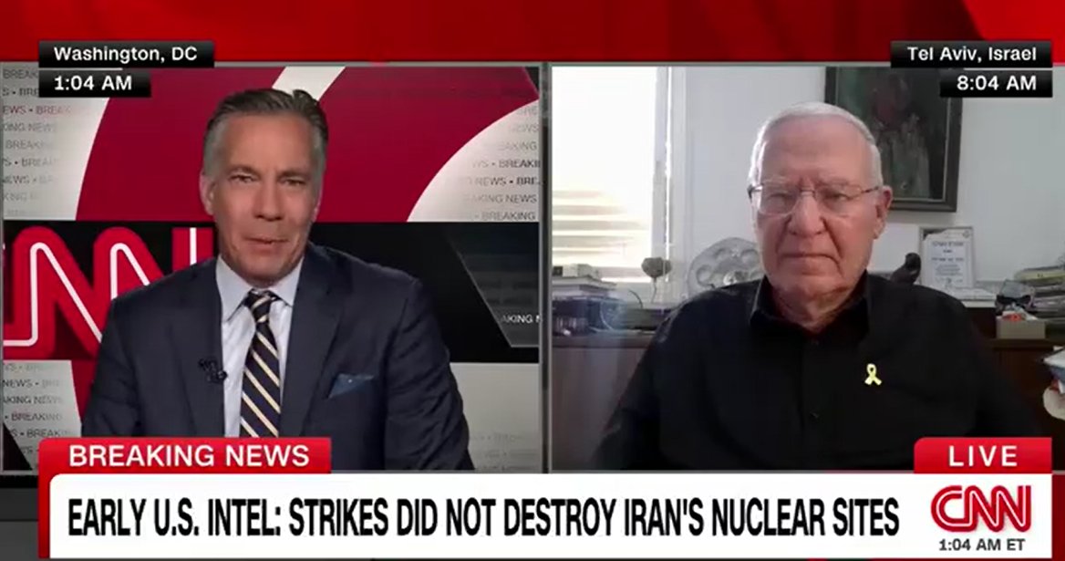 YadlinAmos's tweet image. โHow much Iran has been rolled back isnโt important. How we go forward IS important.โ
The Iranian nuclear program was never going to be totally obliterated kinetically.
Successful strikes were always formulated around the assumption that the job would be finishedโฆ