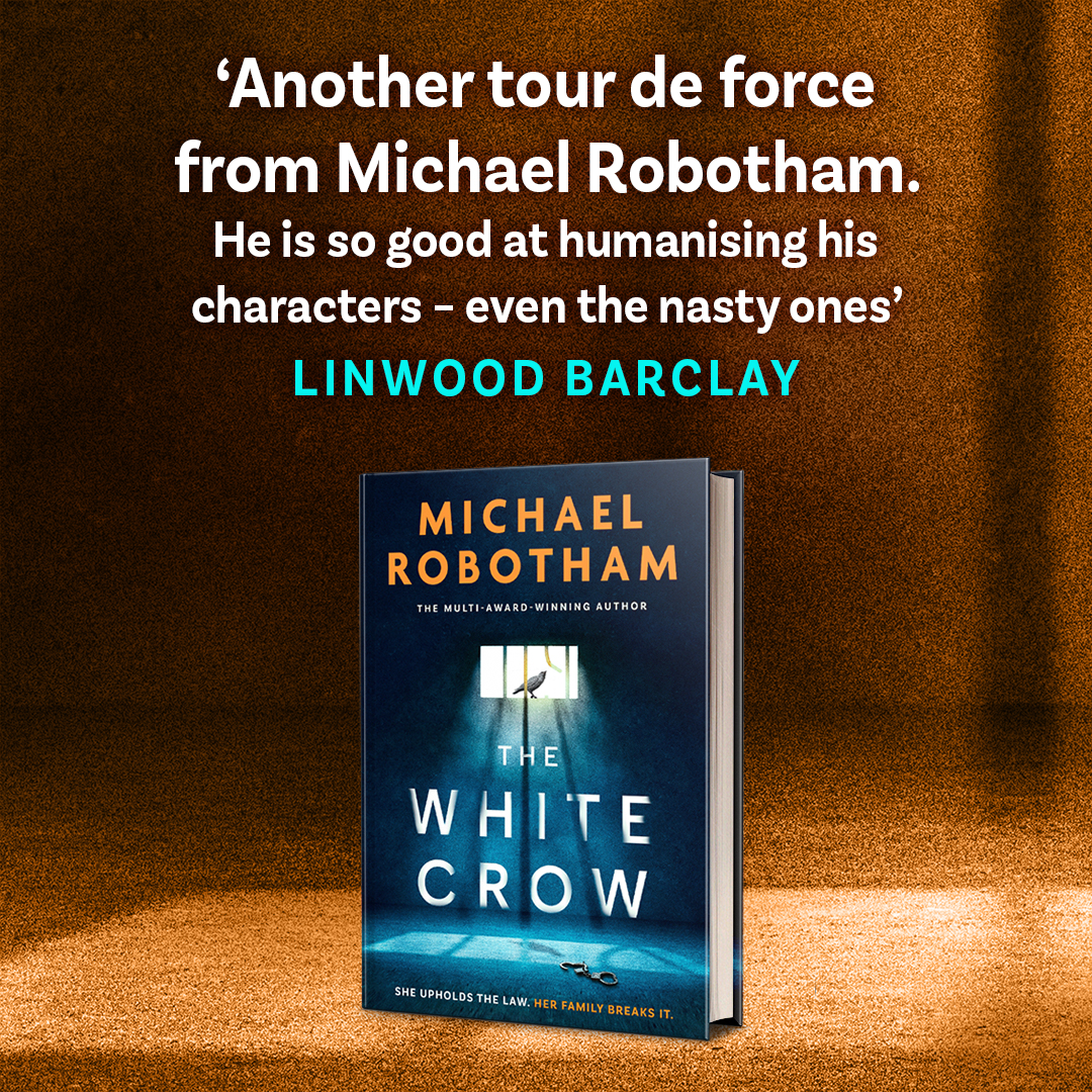 TheCrimeVault's tweet image. She upholds the law.
Her family breaks it.
The brand new thriller from bestseller Michael Robotham, The White Crow, is out today!
Order your copy now: brnw.ch/21wTFiB