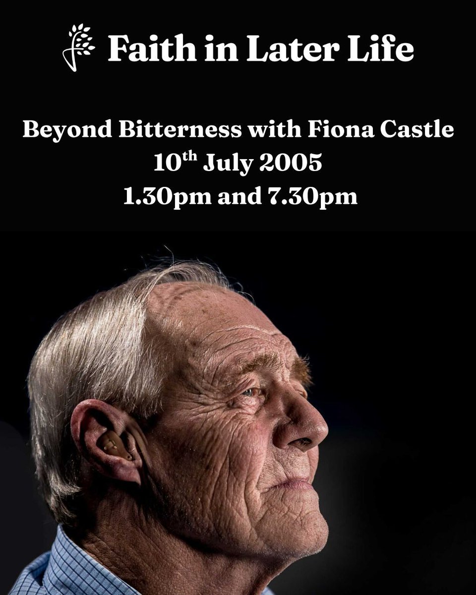 Many older believers thrive in their faith, while others struggle with bitterness. Join us for an online event on 10 July at 1.30pm or 7.30pm where Fiona will explore how we can support all into the flourishing life God promises.  Info and free bookings at faithinlaterlife.org/event/beyond-b…