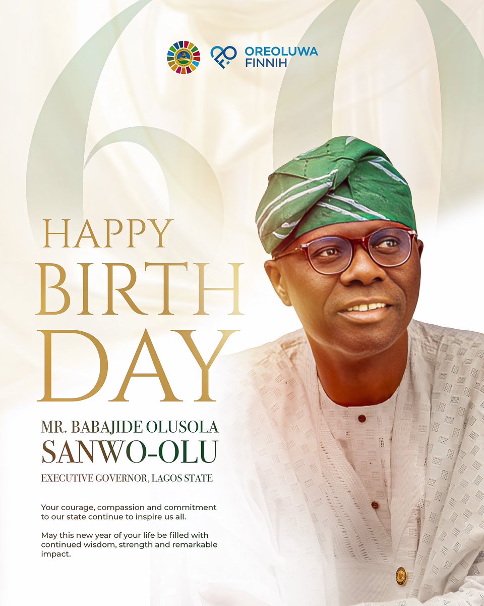 Igba ọdún, ọdún kan!

Happy Birthday, Ọ̀gá tia.

#BOSat60