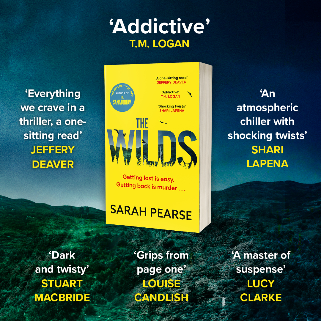 TheCrimeVault's tweet image. With reviews like this, you know you'll be gripped.
🌲 'Shocking twists' Shari Lapena
🌲 'Addictive' T.M. Logan
🌲 'A one-sitting read' Jeffery Deaver
@SarahVPearse's #TheWilds arrives in paperback next week and makes the perfect chilling summer read.